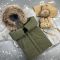 Куртка-пальто BEWARM Bakota Khaki Velvet дитяча зимова подовжена