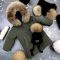 Куртка-пальто BEWARM Bakota Khaki Velvet дитяча зимова подовжена