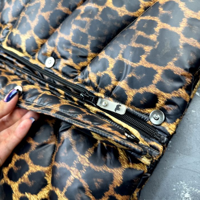 Куртка-пальто BEWARM Bakota Leopard дитяча зимова подовжена