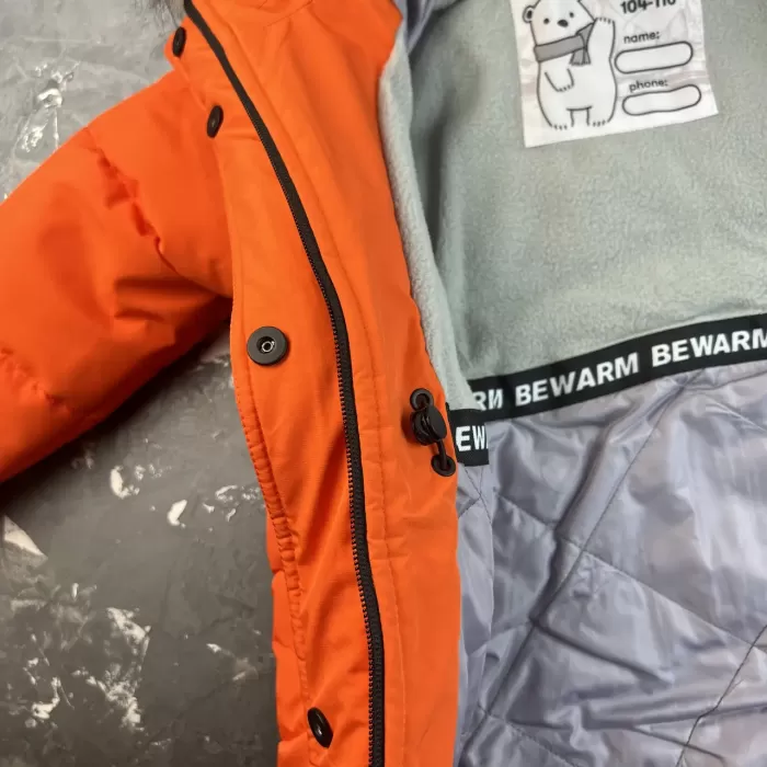 Куртка-пальто BEWARM Bakota Orange дитяча зимова подовжена