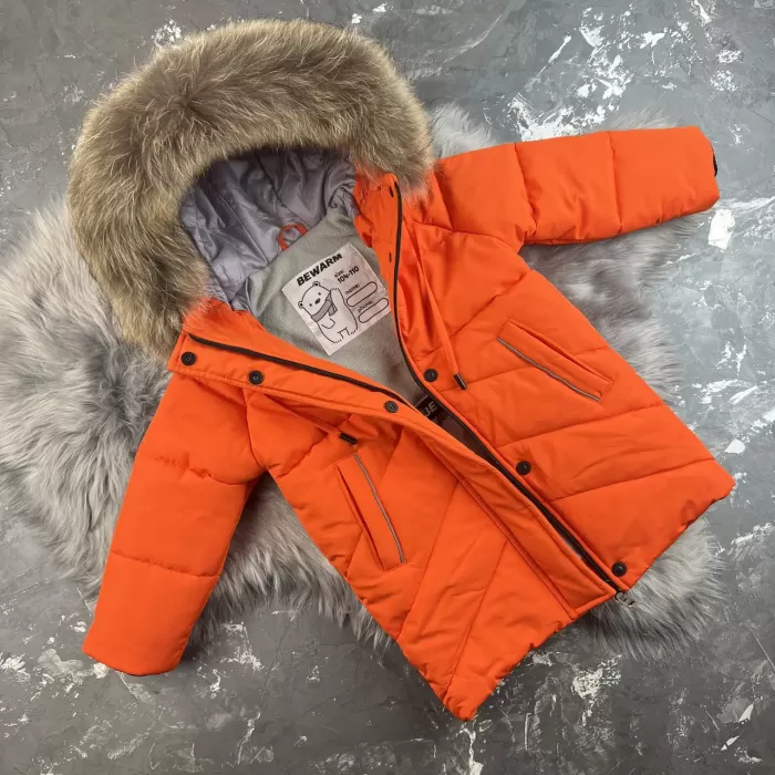 Куртка-пальто BEWARM Bakota Orange дитяча зимова подовжена