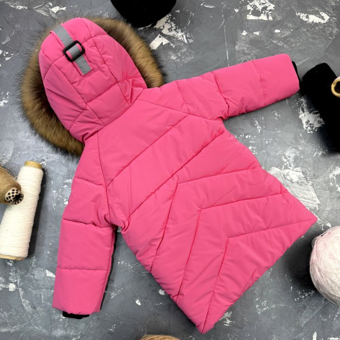 Куртка-пальто BEWARM Bakota Pink дитяча зимова подовжена
