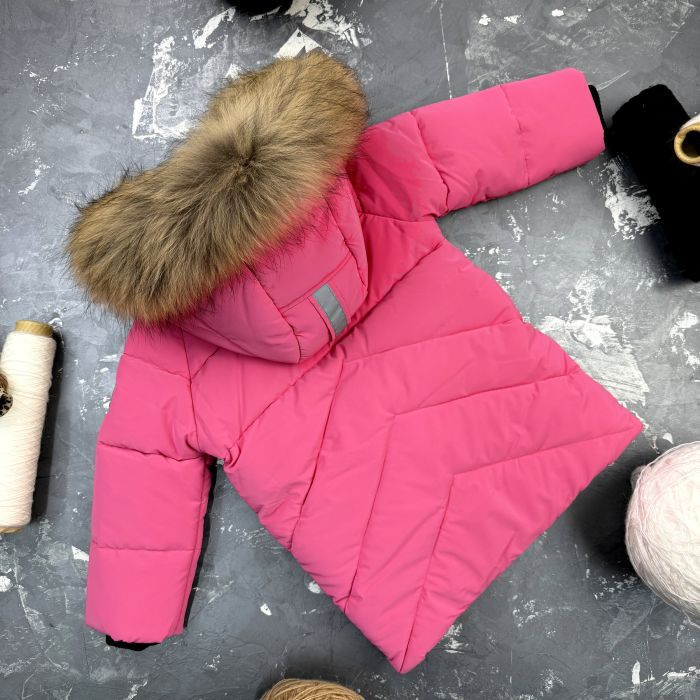 Куртка-пальто BEWARM Bakota Pink дитяча зимова подовжена