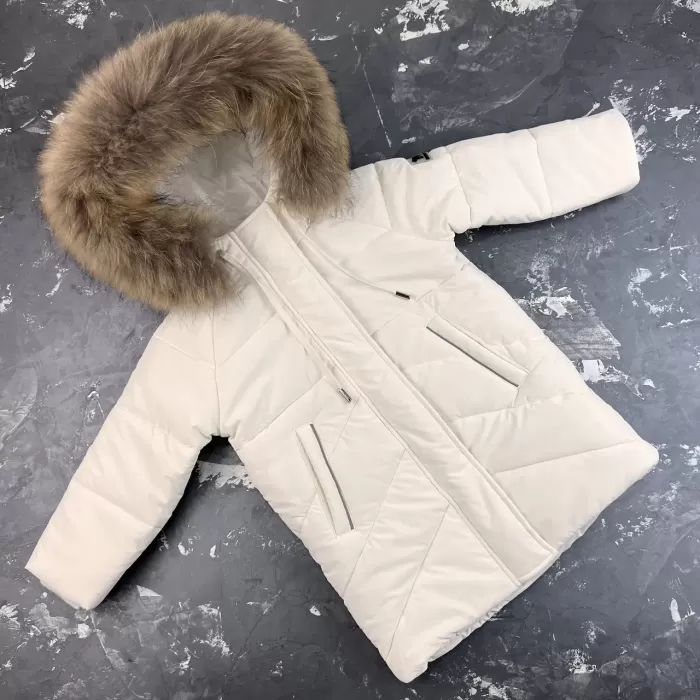 Куртка-пальто BEWARM Bakota White Velvet дитяча зимова подовжена