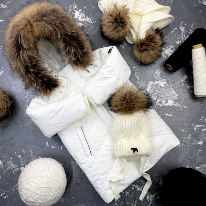 Куртка-пальто BEWARM Bakota White Velvet дитяча зимова подовжена