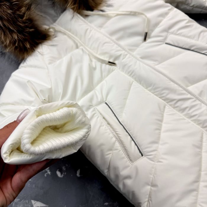 Куртка-пальто BEWARM Bakota White Velvet дитяча зимова подовжена