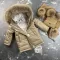 Куртка-пальто BEWARM Baribal Beige дитяча зимова подовжена