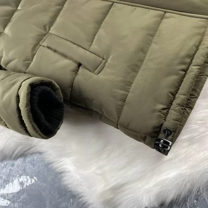 Куртка-пальто BEWARM Baribal Khaki дитяча зимова подовжена