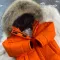 Куртка-пальто BEWARM Baribal Orange дитяча зимова подовжена