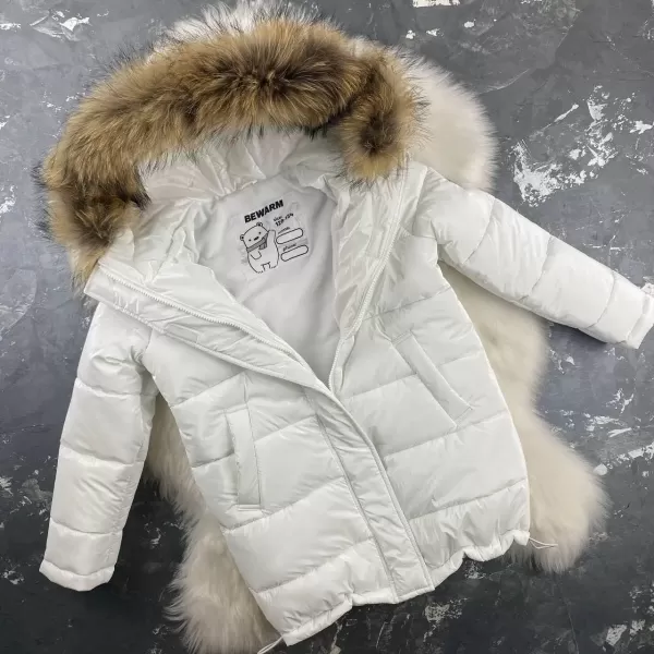 Куртка-пальто BEWARM Baribal White Velvet дитяча зимова подовжена
