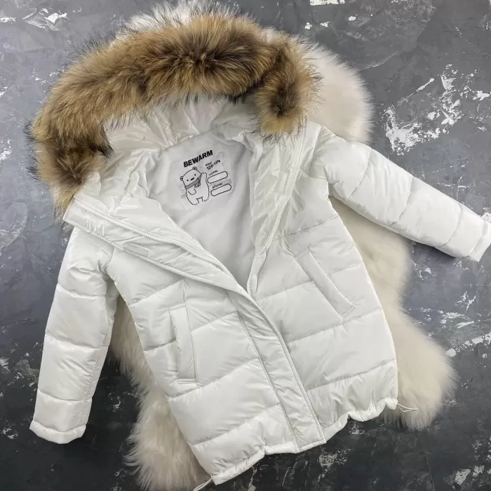 Куртка-пальто BEWARM Baribal White Velvet дитяча зимова подовжена