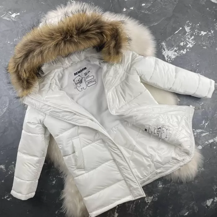 Куртка-пальто BEWARM Baribal White Velvet дитяча зимова подовжена