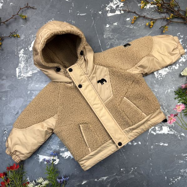 Курточка дитяча демі Teddy BEWARM Beige
