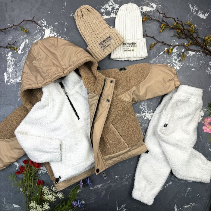 Курточка дитяча демі Teddy BEWARM Beige