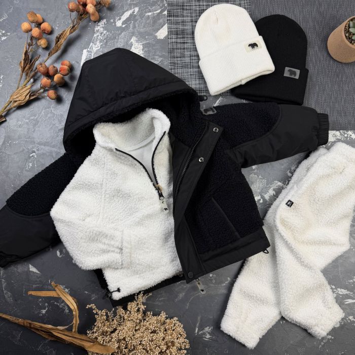 Курточка дитяча демі Teddy BEWARM Black