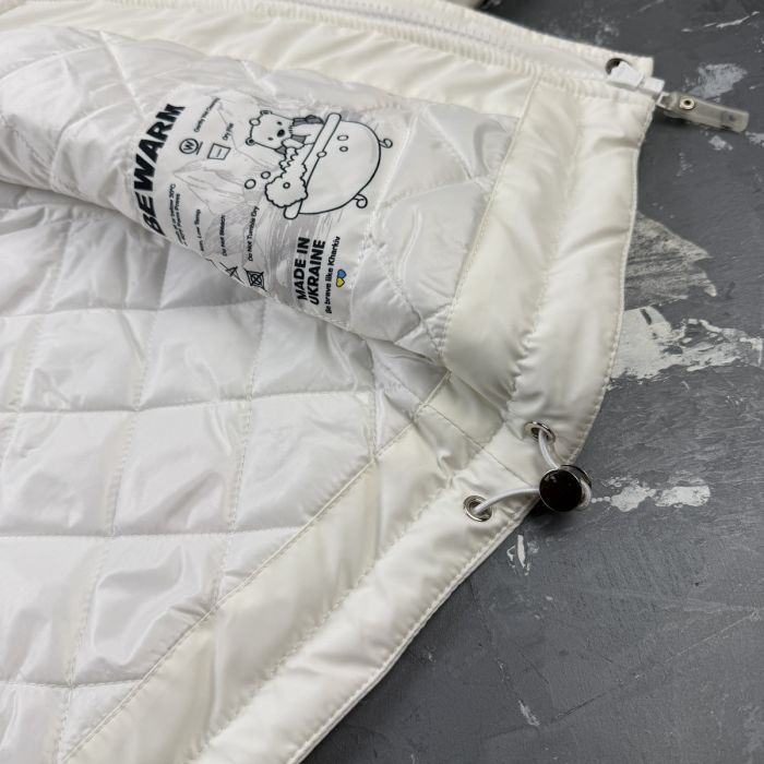 Курточка дитяча демі Teddy BEWARM White