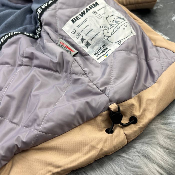 Куртка-пальто BEWARM Bakota Beige дитяча зимова подовжена