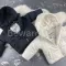 Куртка-пуффер дитяча демісезонна BEWARM White Velvet