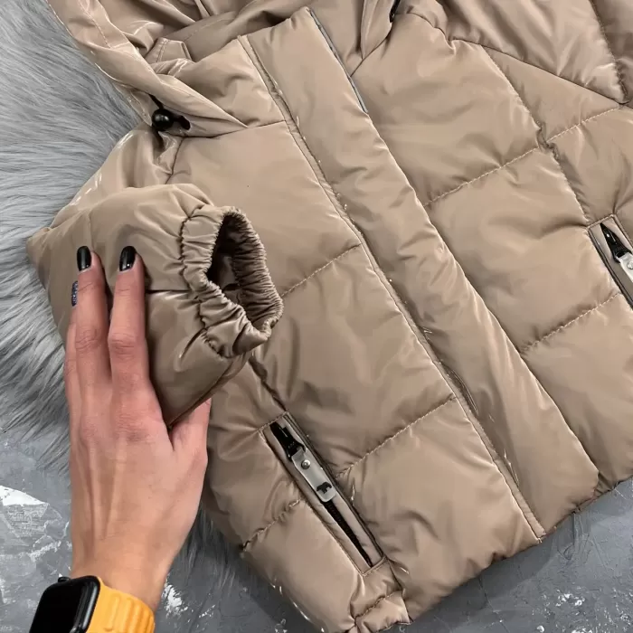 Курточка дитяча демі Thephyr BEWARM Kapuchino
