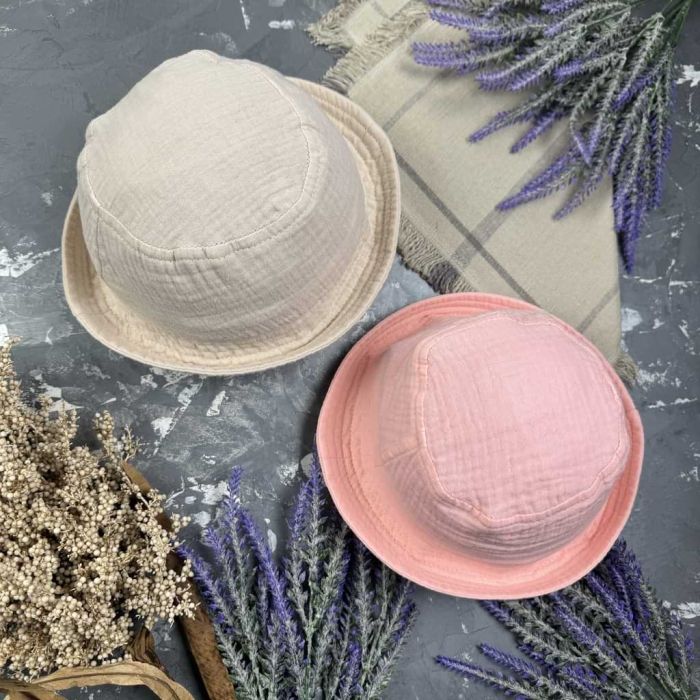 Панамка дитяча Muslin Cotton BEWARM Беж