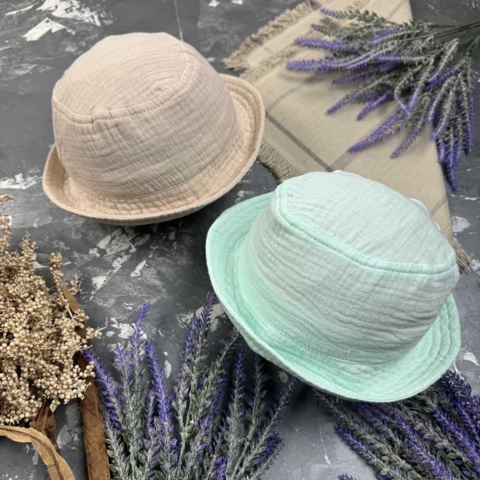 Панамка дитяча Muslin Cotton BEWARM Беж