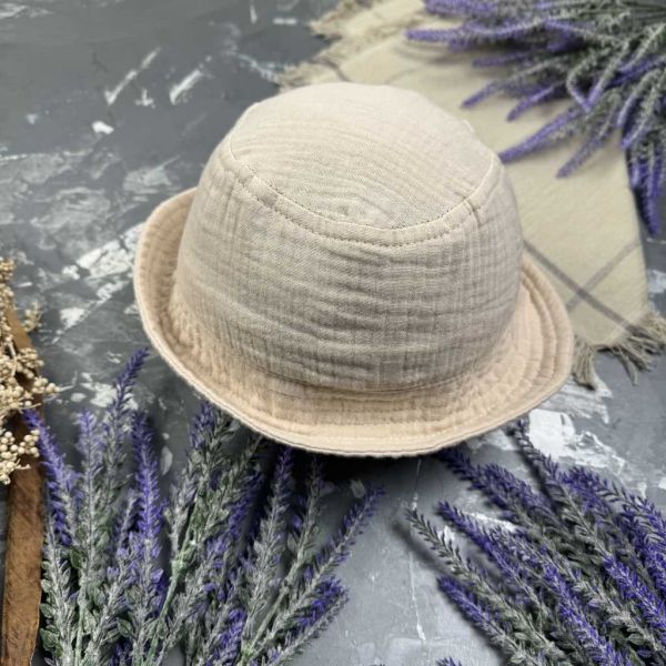Панамка дитяча Muslin Cotton BEWARM Беж
