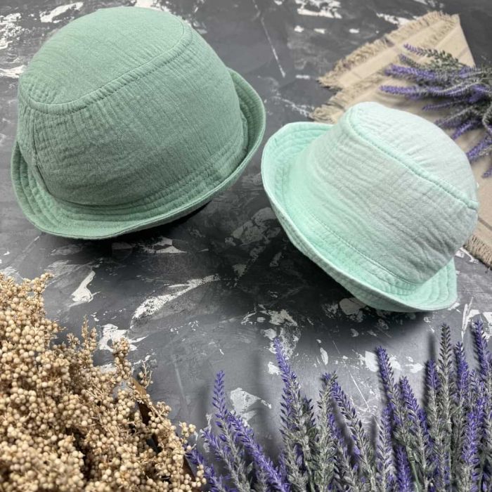 Панамка дитяча Muslin Cotton BEWARM Хакі
