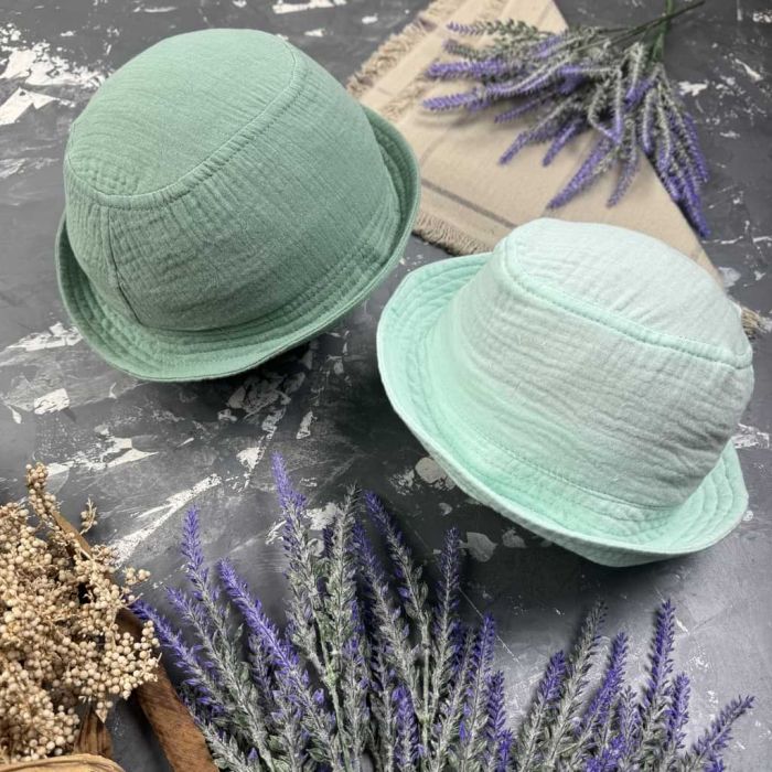 Панамка дитяча Muslin Cotton BEWARM Хакі