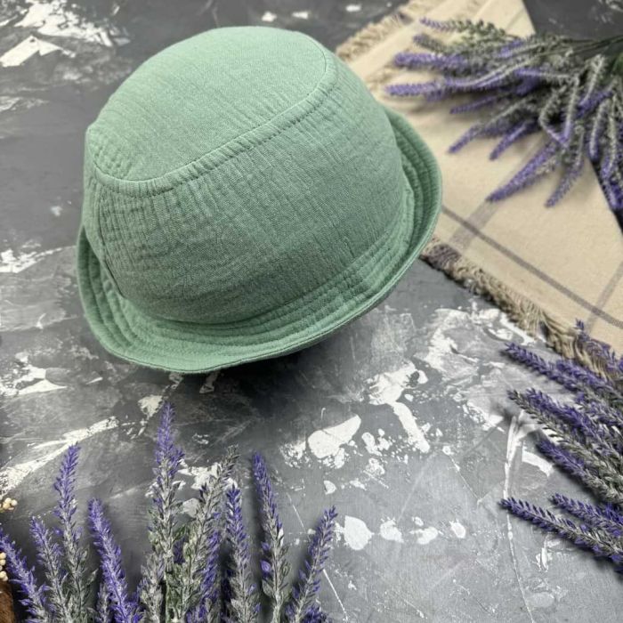 Панамка дитяча Muslin Cotton BEWARM Хакі