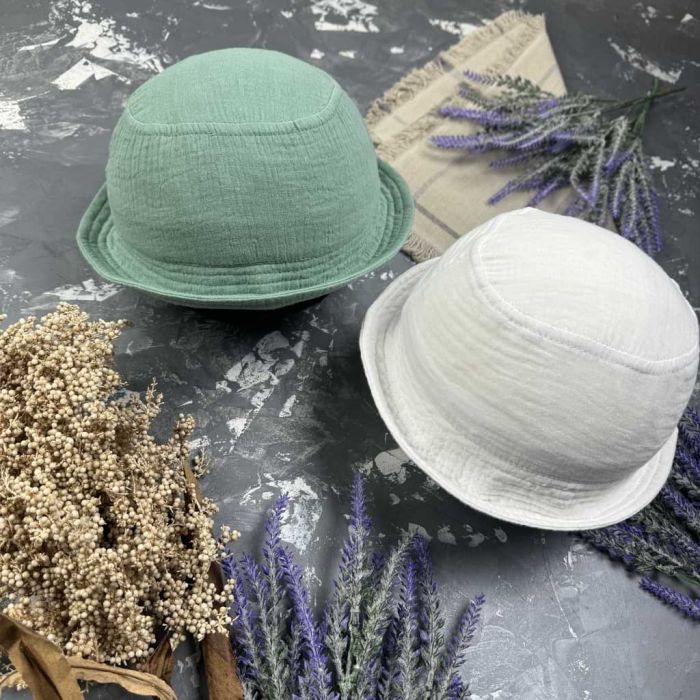 Панамка дитяча Muslin Cotton BEWARM Хакі