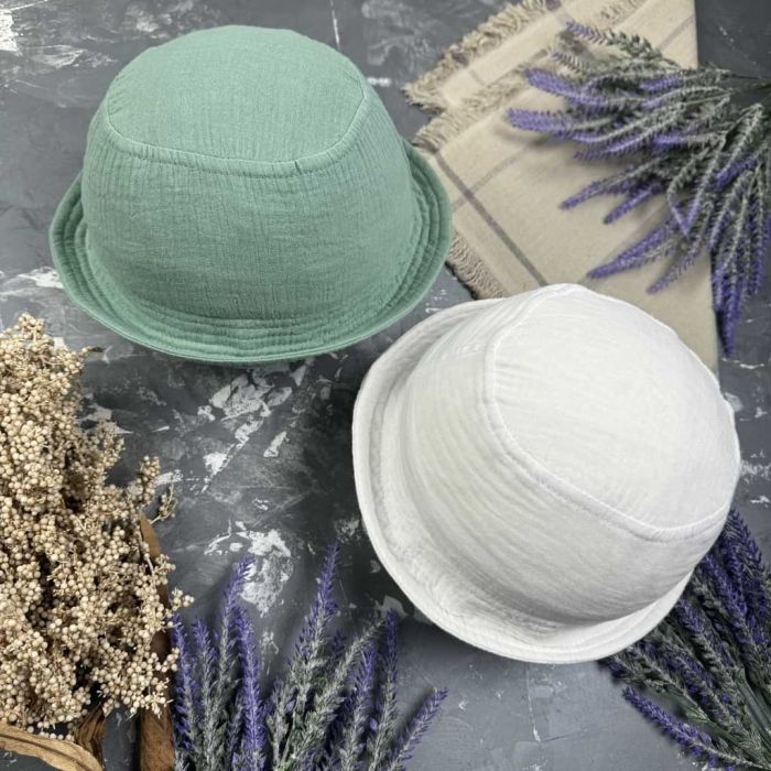Панамка дитяча Muslin Cotton BEWARM Хакі