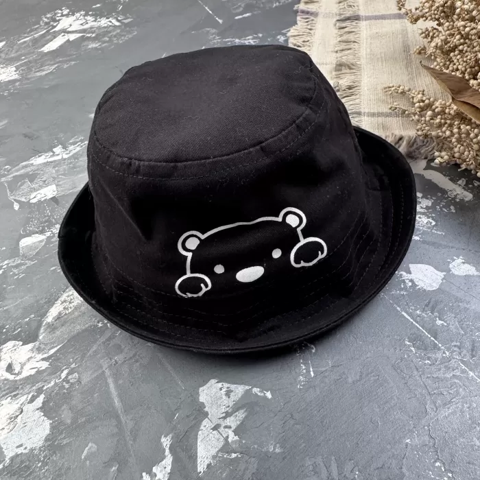 Костюм prettybear шорти+футболка+панамка дитячий Беж/Чорний
