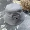 Костюм #BEWARM шорти+футболка+панамка дитячий Сірий/Хакі