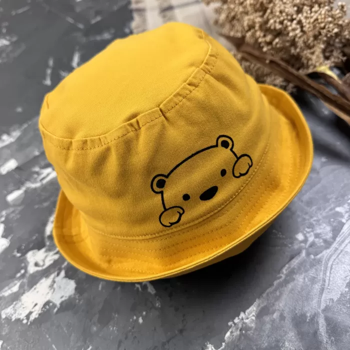 Костюм prettybear шорти+футболка+панамка дитячий Гірчиця/Хакі