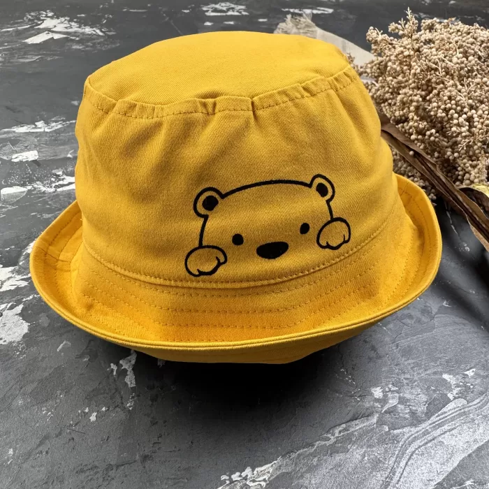 Костюм prettybear шорти+футболка+панамка дитячий Гірчиця/Хакі