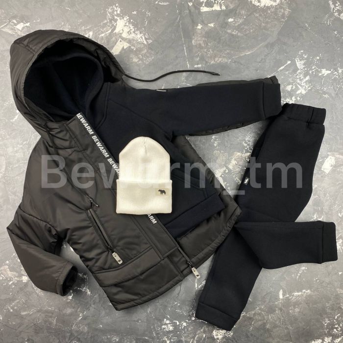 Парка Dream дитяча демісезонна BEWARM чорна