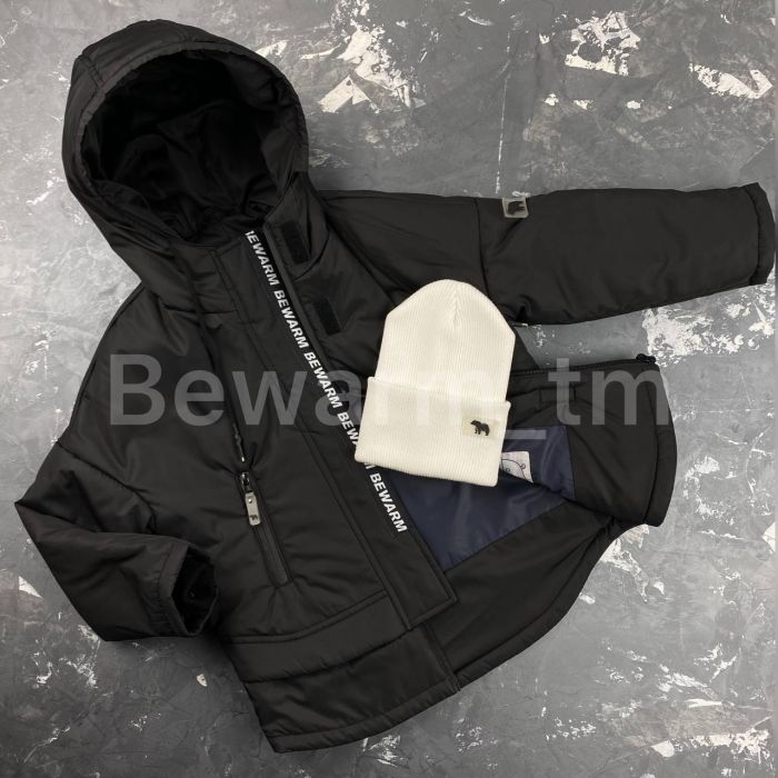 Парка Dream дитяча демісезонна BEWARM чорна