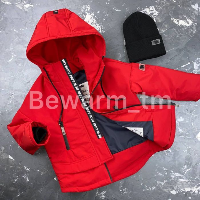 Парка Dream дитяча демісезонна BEWARM червона