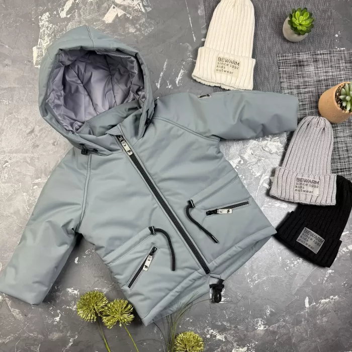 Парка Spring дитяча демісезонна BEWARM IceGray