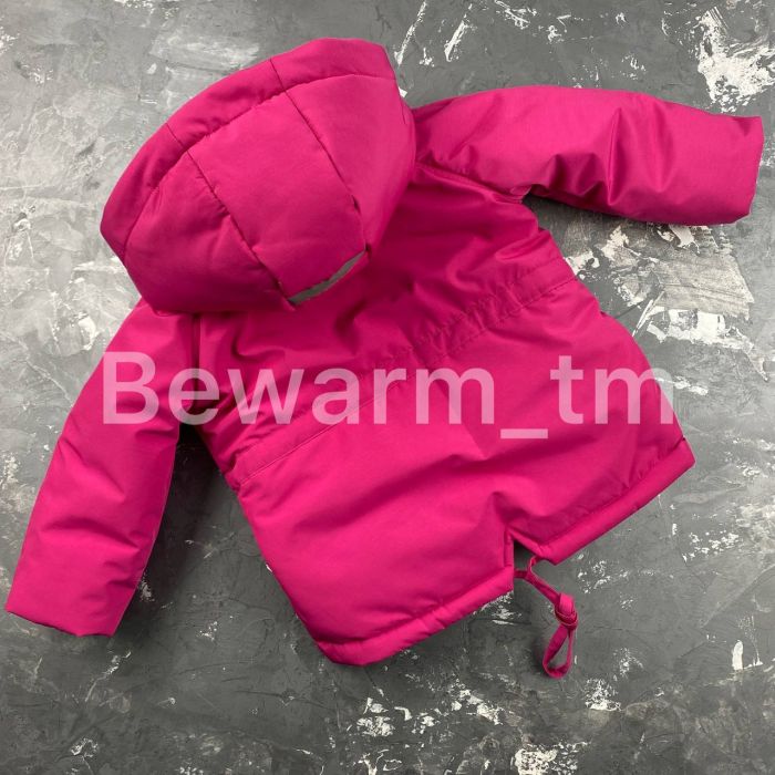 Парка Spring дитяча демісезонна BEWARM малина
