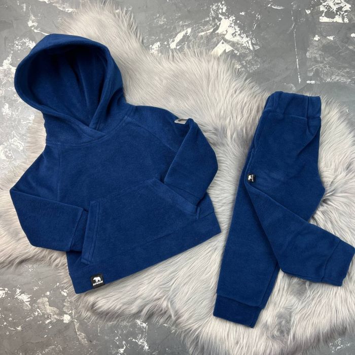 Спортивний дитячий костюм Polar Fleece HQ BEWARM Blue