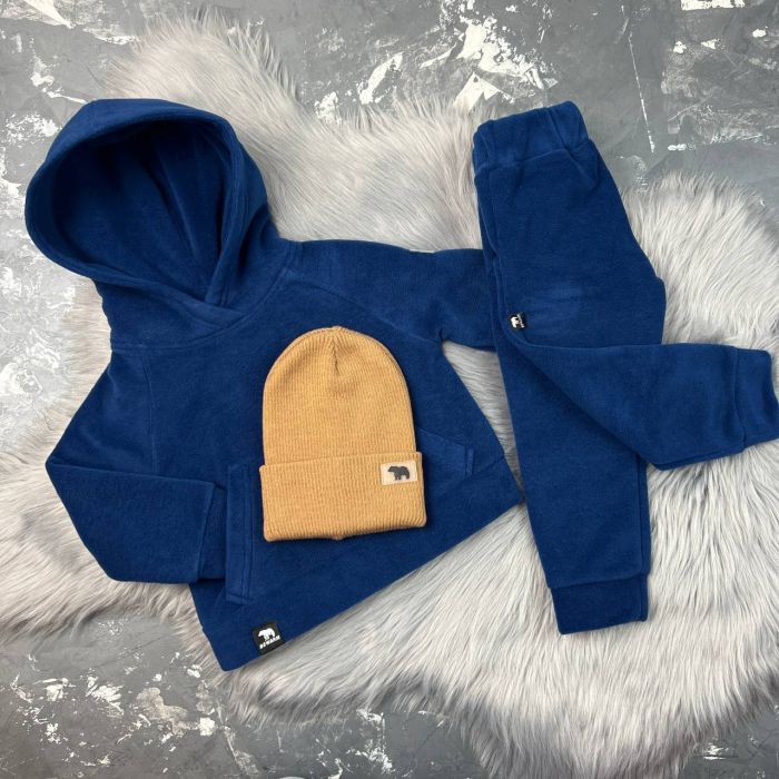 Спортивний дитячий костюм Polar Fleece HQ BEWARM Blue