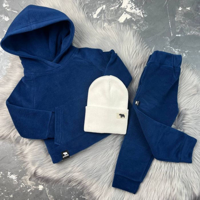 Спортивний дитячий костюм Polar Fleece HQ BEWARM Blue