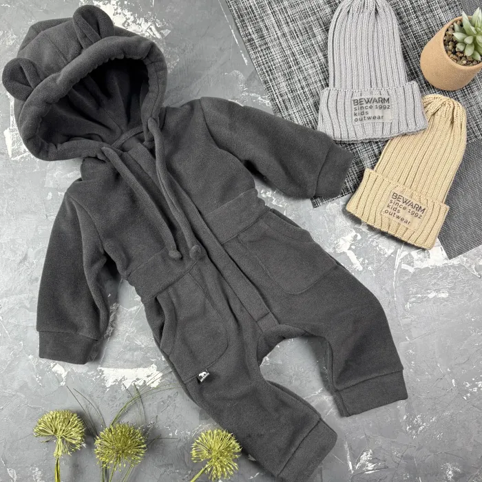 Ромпер Polar Fleece BEWARM Teddy Graphite