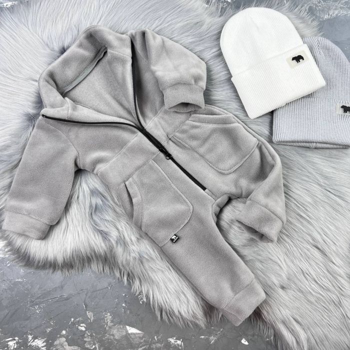 Ромпер Polar Fleece BEWARM Olimpik Light gray