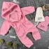Ромпер Polar Fleece BEWARM Teddy Pink