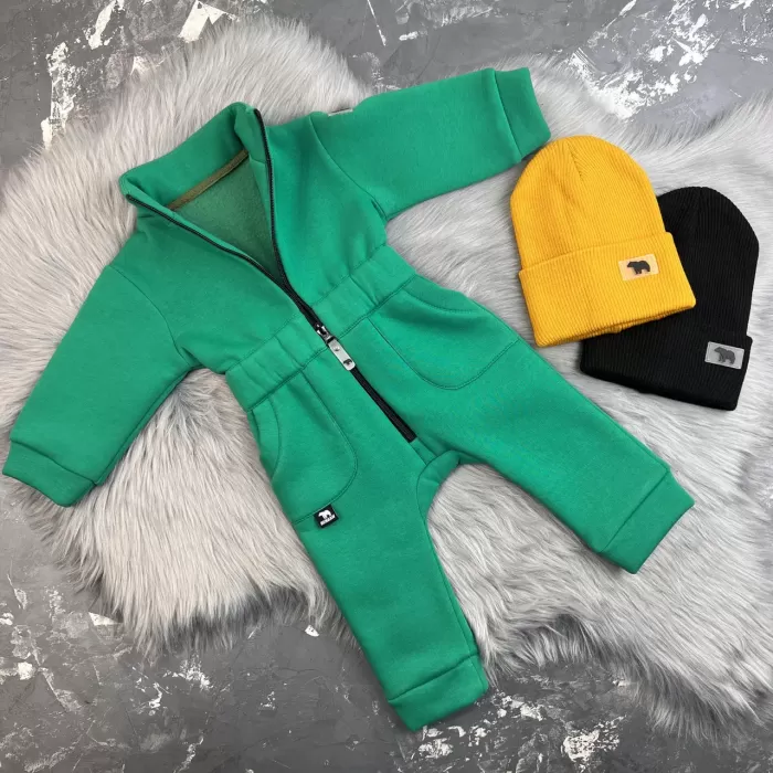 Ромпер на флісі BEWARM Olimpik Leprechaun Green