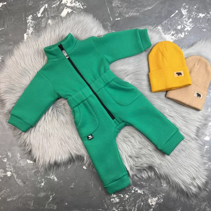 Ромпер на флісі BEWARM Olimpik Leprechaun Green