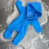 Ромпер дитячий BEWARM на флісі з капюшоном Electric Blue