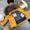 Комбінезон BEWARM Umka Yellow-black дитячий зимовий роздільний